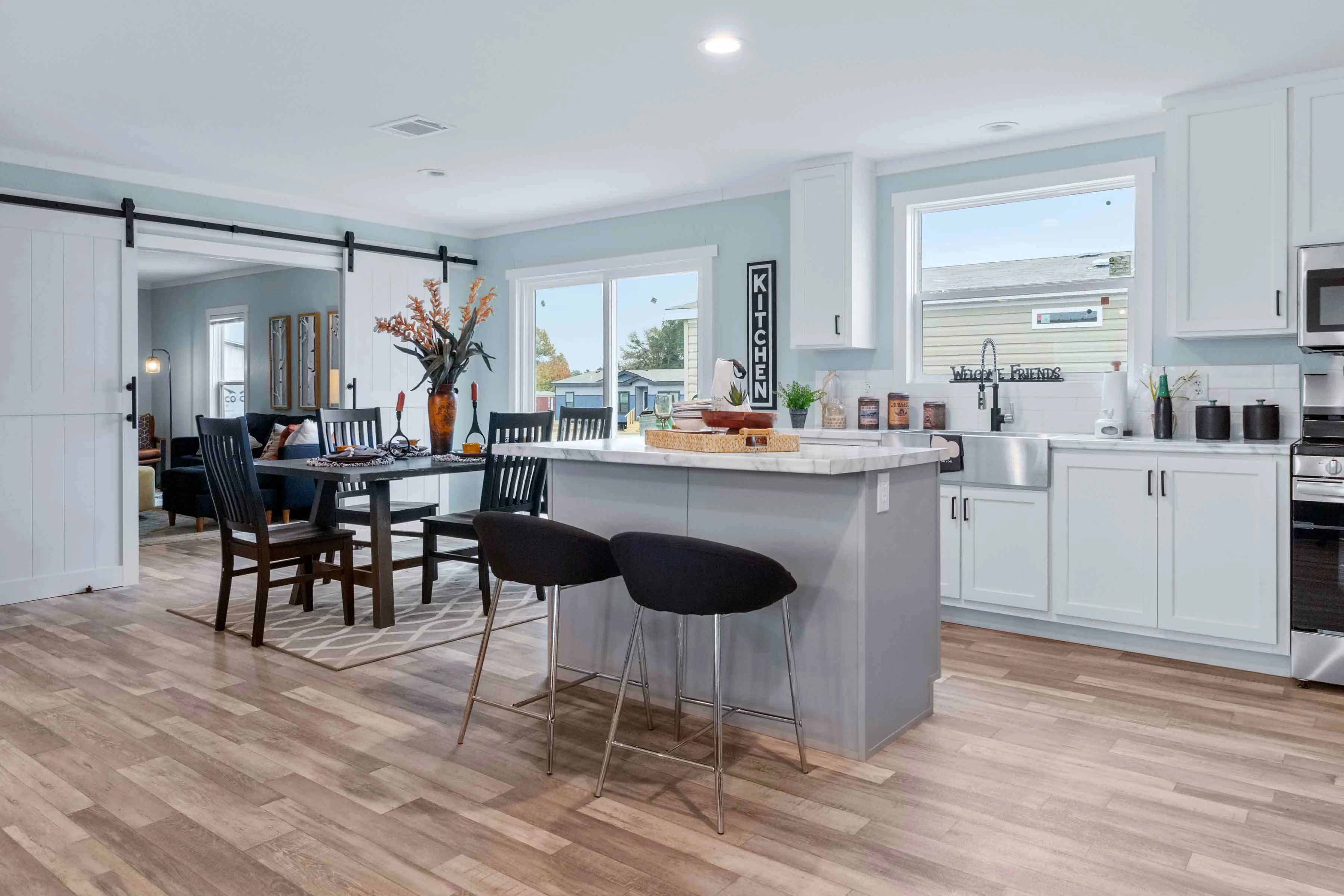 modern manufactured homes Texas with open concept kitchens Marathon Homes Breckenridge TX