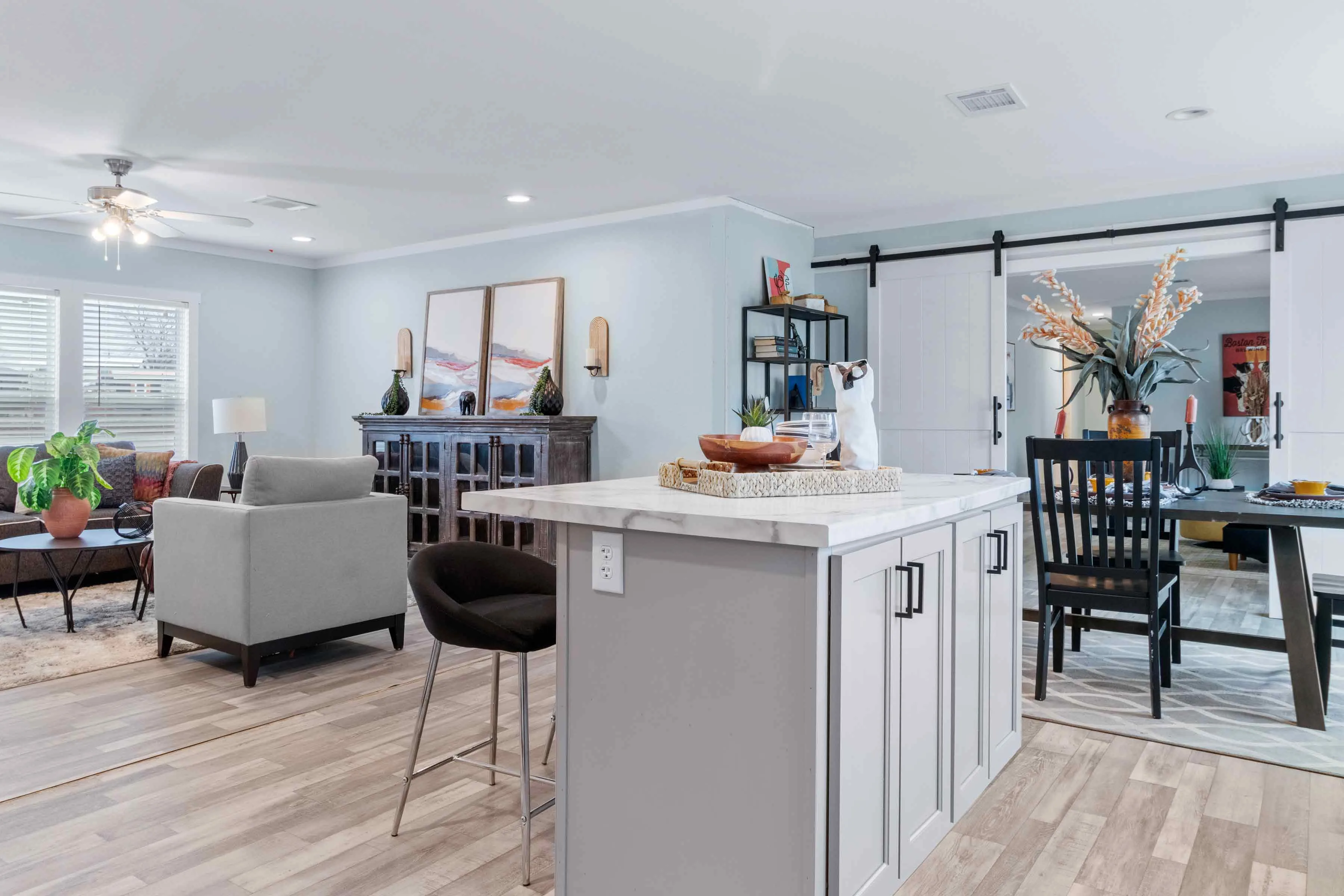 modern manufactured homes Texas with open concept living areas Marathon Homes Breckenridge TX